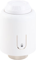 YWBL-WH Tuya Thermostatic Valve, LED Dot Display TRV Controller Wireless Mobile App Control with Weekly Schedule 4 Periods, for Home Heating Temperature Control (WiFi)