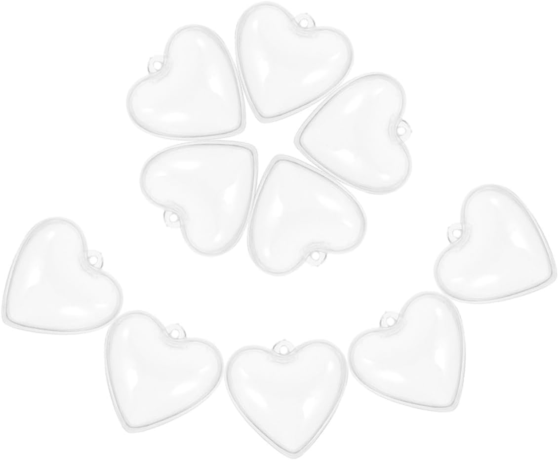 Mipcase 10pcs Floating Fish Tank Decorations Ornaments Heart-Shaped Floating Bubbles for Aquarium Aesthetic Stable Material for Fish Tank Decor