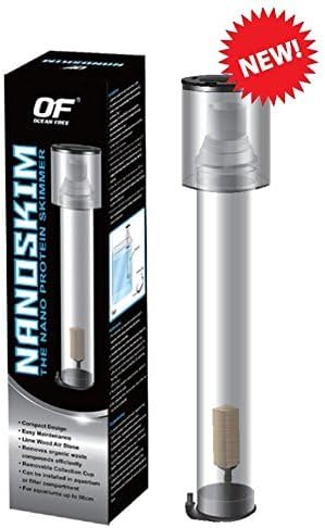 Protein Skimmer NANO 15GAL - Lime Wood Air Stone Saltwater Marine Aquarium Filter by Ocean Free