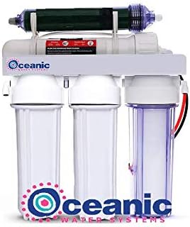 Premier 5 Stage Reverse Osmosis & Deionization (RODI) | Aquarium Reef Water Filter System - 150 GPD | Water Purifier for Fish Tank with Filter's Included | Made in USA
