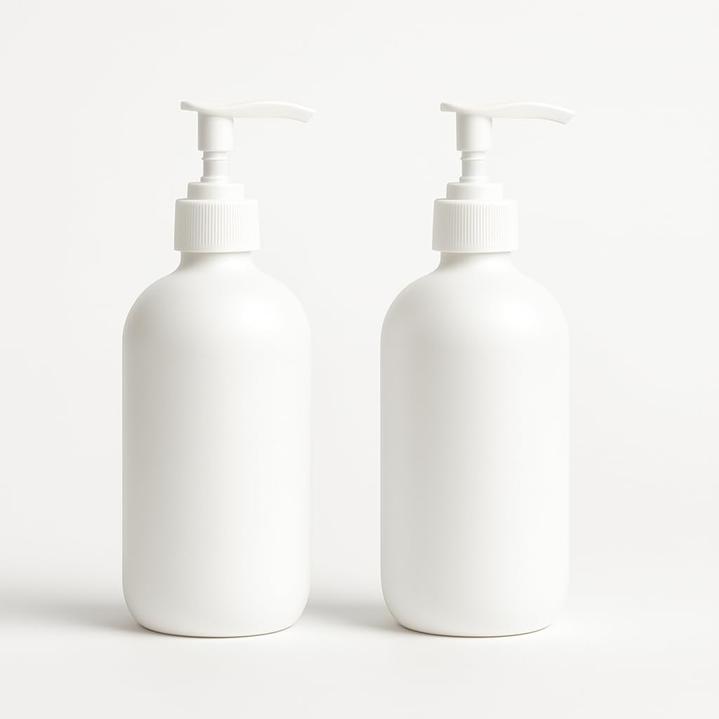 NilocG Aquatics Aquarium Dosing Bottles, 500ml (2x White 500ml Bottles with 1ml Pump)