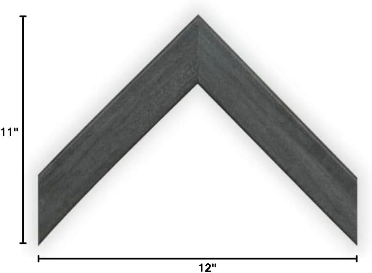 wallsthatspeak 11x12 Slate Gray Picture Frame for Puzzles Posters Photos or Artwork