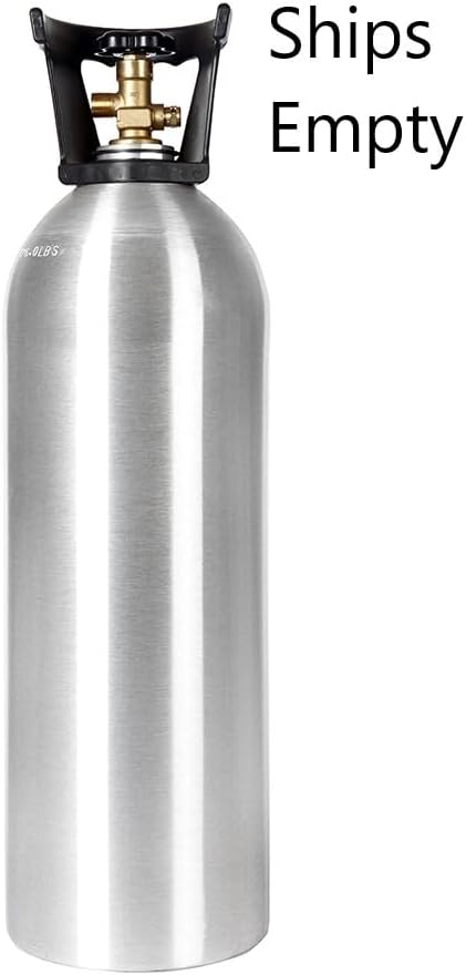 Generic 20 lb. Aluminum CO2 Cylinder Tank with Handle and CGA320 Valve