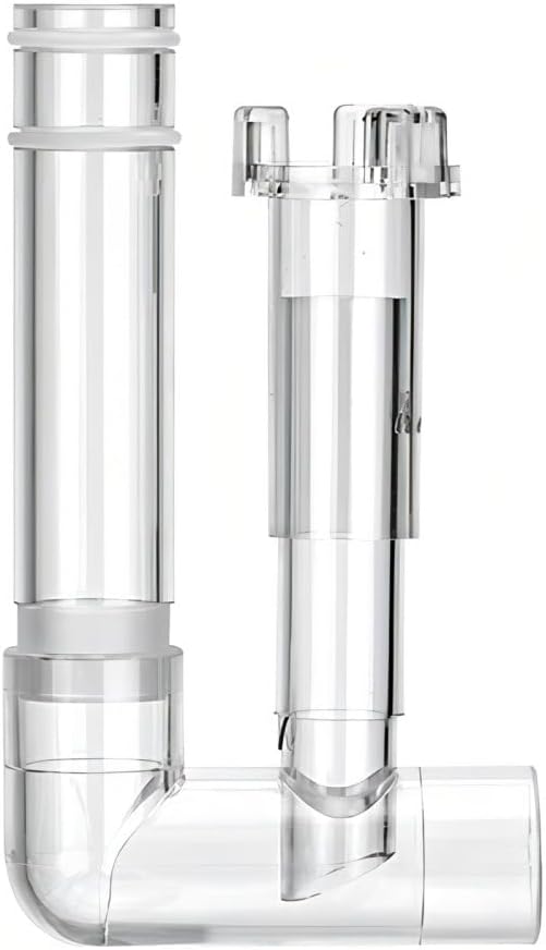 MiOYOOW Aquarium Surface Skimmer, Hanging Aquarium Oil Film Remover, Fish Tank Pipe Inflow/Outflow Filter Accessory for Aquarium Fish Plant Tank