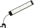 Aquarium Light Small LED Clip Light for Fish Tank 10W, 1 Yr Warranty