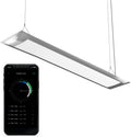 ONF Flat One+ 36 Inch 24/7 Cycle Aquarium Light, Blue White Full Spectrum Colorfull LED Light, Fish Tank Light Brightness Dimmable & Color Temperature APP Controlled, Sunrise & Sunset, Pendant Style