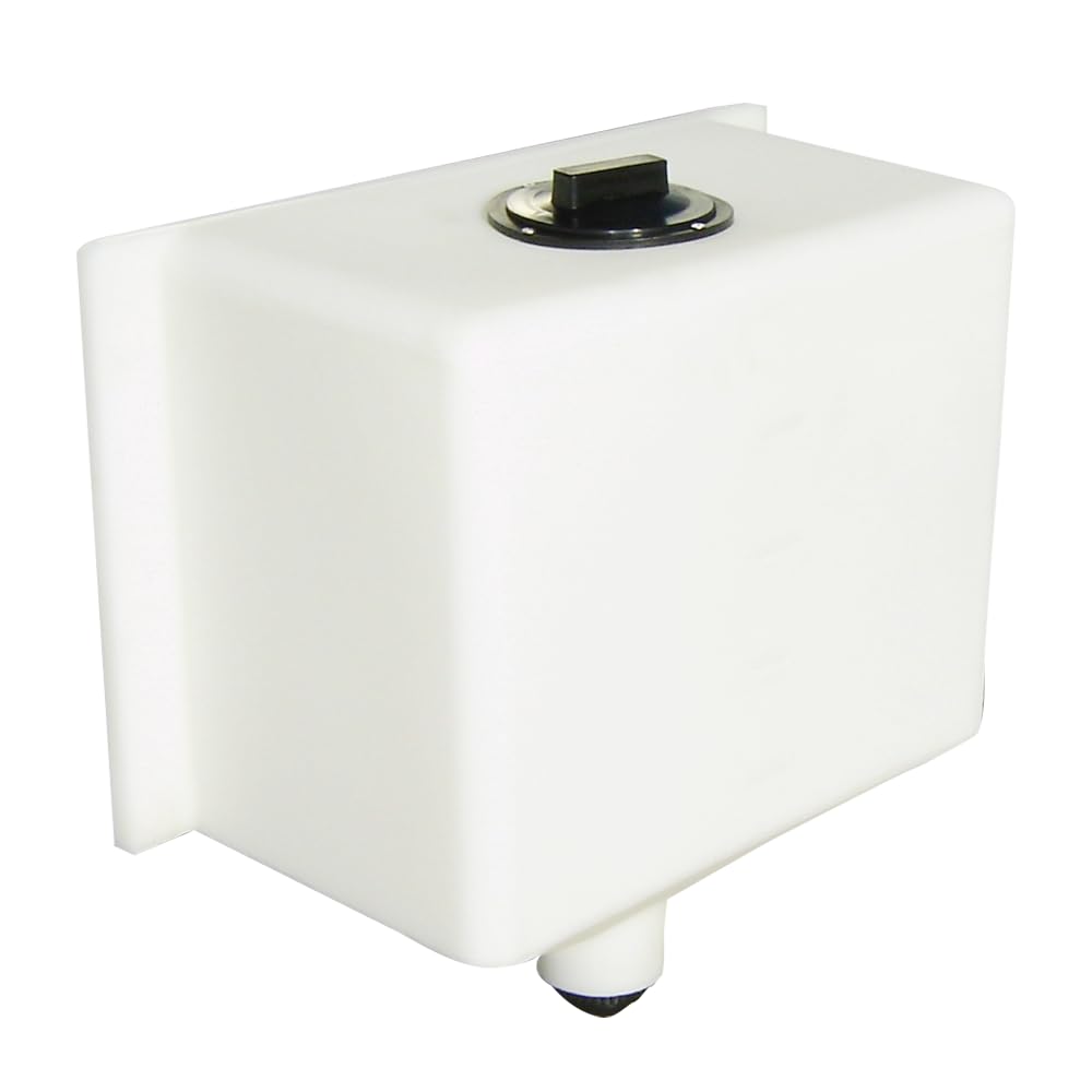 Dunmiers DCB15 15 Gallon Rectangular Cone Bottom Water Tank, Fluid, Liquid Storage Tank for Pressure Washing, Auto Detailing, Roof Cleaning, Window Washing, Agriculture, Farming, and More