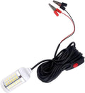 ‌12V 15W 108-LED Fishing Light IP68 Water Proof Submersible Underwater Lamp with 5M Cord for Night Fishing, Boats & Rafting
