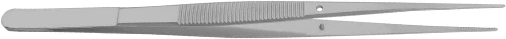 Fine Point - Micro Tweezers Forceps - Splinter Remover Pliers College Cotton Pliers Stainless Steel (Straight 6")