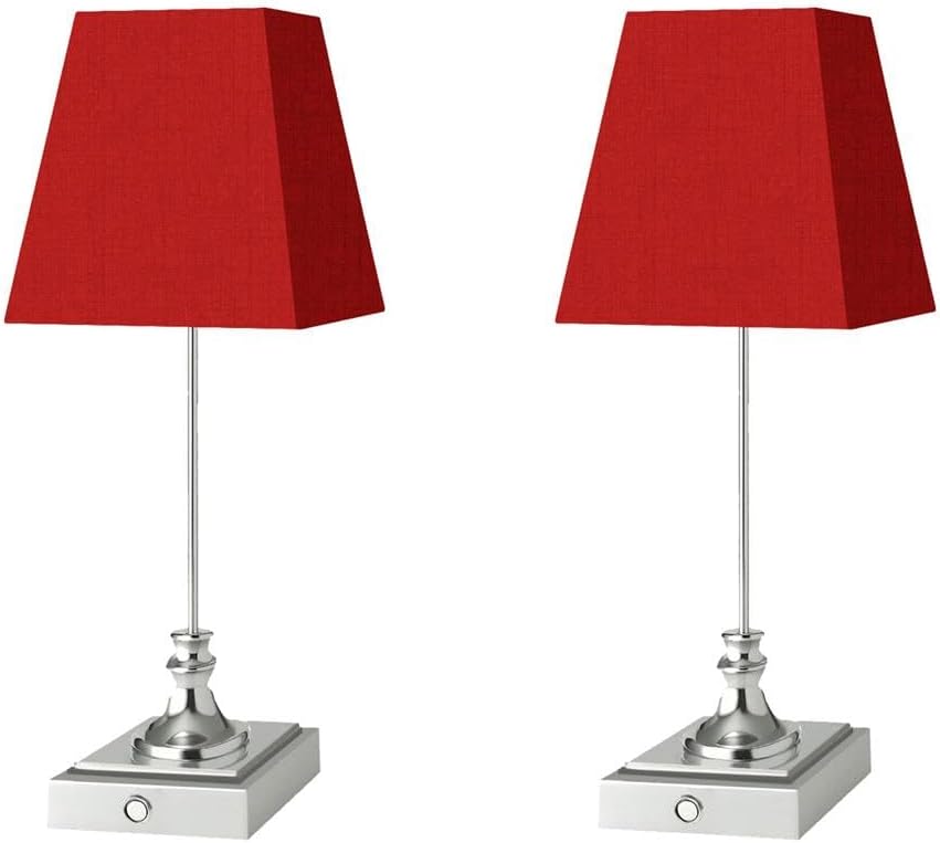 Rechargeable LED Table Lamps with Stepless Touch Control,Light Sliver Cordless Lamp for Living Room&Bedside&Patio&Shower,Small Desk Lamp(6000mAH Battery),2 Pack for Home Decor,Best Gifts for Family