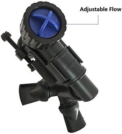 Aquarium External Canister Filter Inlet Outlet Tube Kit with Inflow Outflow Set Shut Off Valve Water Hose Pipe Fittings Surface Skimmer Diffuser Clip Spray Bar Accessories Combo for Fish Tanks
