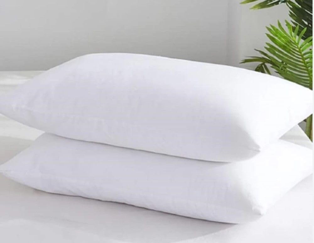 MoonRest® 20x30 Inch Down Alternative Bed Sleeping Pillows - Hotel Quality%100 Cotton Cover Comfort and Support - Hypoallergenic - Queen - 20x30 Inch