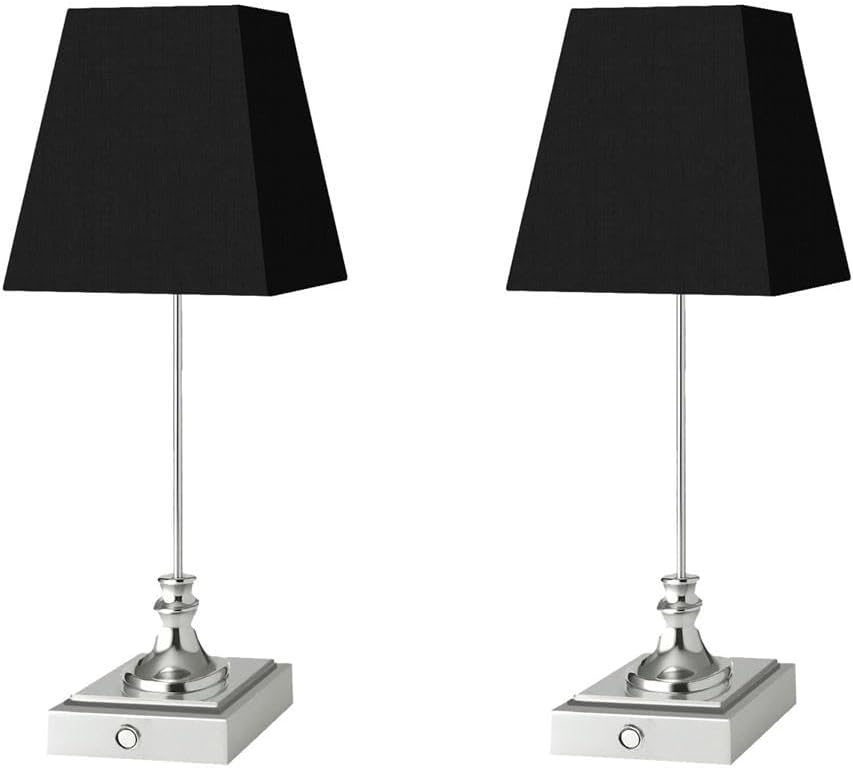 Rechargeable LED Table Lamps with Stepless Touch Control,Light Sliver Cordless Lamp for Living Room&Bedside&Patio&Shower,Small Desk Lamp(6000mAH Battery),2 Pack for Home Decor,Best Gifts for Family