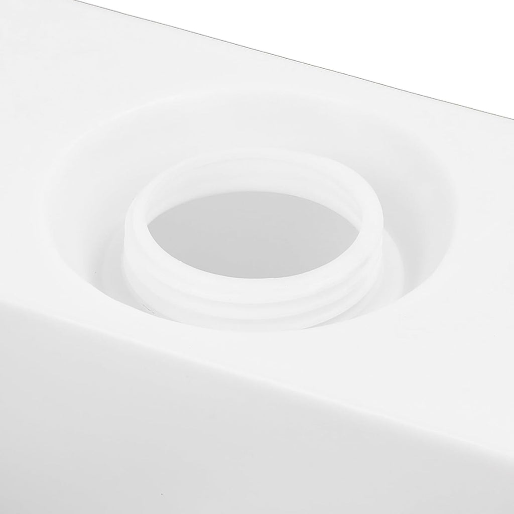 8 Gallon RV Water Storage Tank, Food Grade Leakproof LLDPE Seamlessly Molded Water Holding Tank with Wide Mouth Inlet, for Trailer Boat Yacht Outdoor Camping