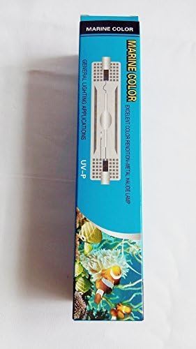 Marine Color 70W 20000K HQI Double Ended Metal Halide Bulb R7S Base Aquarium Coral Reef Lighting Lamp for Marine Fish Tanks Saltwater Reef SPS LPS Coral Fluorescence Aquarium Lighting