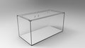 120-3GO Gallon Starfire Aquarium w/Center Overflow 48x24x24 H 12mm Ghost Overflow