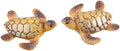 2 Pcs Miniature Sea Turtle Figurine, Mini Sea Turtle Fairy Garden Accessoriesfor Fish Tank Decoration, Succulent Planter, Micro Landscape, Fairy Garden Decor, Cake Toppers, Fish Tank Decoration
