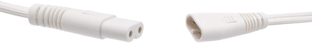 Maxxima 2 Ft. Extension Cable for Linkable Under Cabinet Lights, Combine up to 10 Feet per Pack (5 Pack)