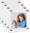 ArtToFrames 20x20 Inch Double Panel Floating Acrylic Picture Frame (Full Frame is 24x24) comes with Black Standoff Hardware, Made in the USA, 4 Pack