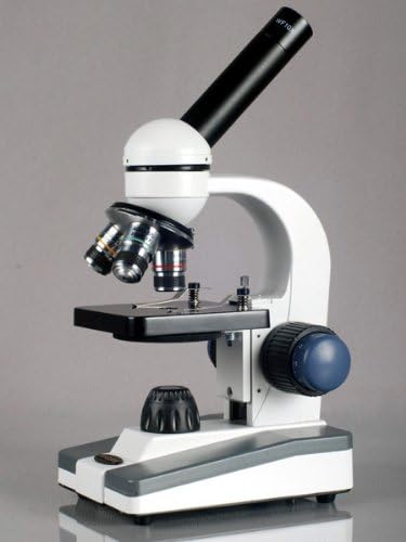 AmScope M150C-E1 40X-1000X LED Coarse & Fine Focusing Science Student Microscope with Single Lens Condenser and 3MP USB Digital Camera for Photos and Videos