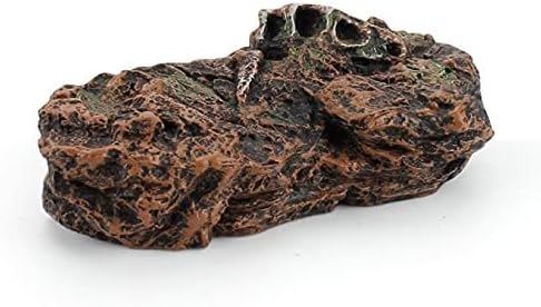 Warmtree Artificial Tree Stump Mini Garden Figurines Stumps Ornaments Miniature Stone Rock Statue for Micro Train Landscape Railway Sand Table,Pack of 7