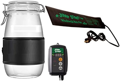 JumpStart by Hydrofarm Digital Thermostat Controller for Heat Mats, MTPRTC, Water Resistant Probe, Celcius or Farenheit Read-Out, 6' Cord