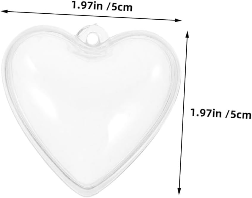 Mipcase 10pcs Floating Fish Tank Decorations Ornaments Heart-Shaped Floating Bubbles for Aquarium Aesthetic Stable Material for Fish Tank Decor