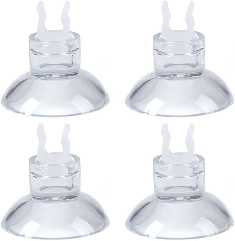 ALEGI 4pcs Small Aquarium Bio Sponge Filter with Suction Cups, Check Valves for 5 Gal, 10 Gal, 20 Gal Breeding Fry Betta Shrimp Fish Tank (Up to 20 Gallon 4 Pcs (Cylinder))