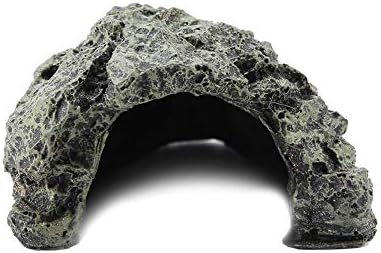 Tnfeeon Reptile Hiding, Reptile Box Shelter Terrarium Hideout Caves for Aquarium Terrarium Decoration Ornament(Sll)
