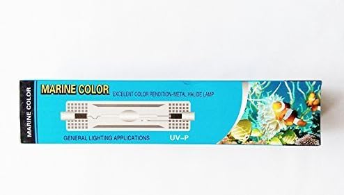 Marine Color 250W 14,000K HQI Double Ended Metal Halide Bulb FC2 Base High Intensity Aquarium Coral Reef Lamp