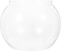 BESTonZON Clear Fish Bowl Vase Resistant Aquatic Planter for Goldfish Turtles Stylish Round Terrarium for Office Home Decor for Relaxing Corner Centerpiece