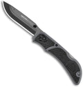 OUTDOOR EDGE 3.5" RazorLite EDC Pocket Knife (Obsidian Black), with Replaceable Blades and Clip, Perfect Carry Knive for Camping, Hunting and Survival, Includes 12 Black Steel Drop Point Blades