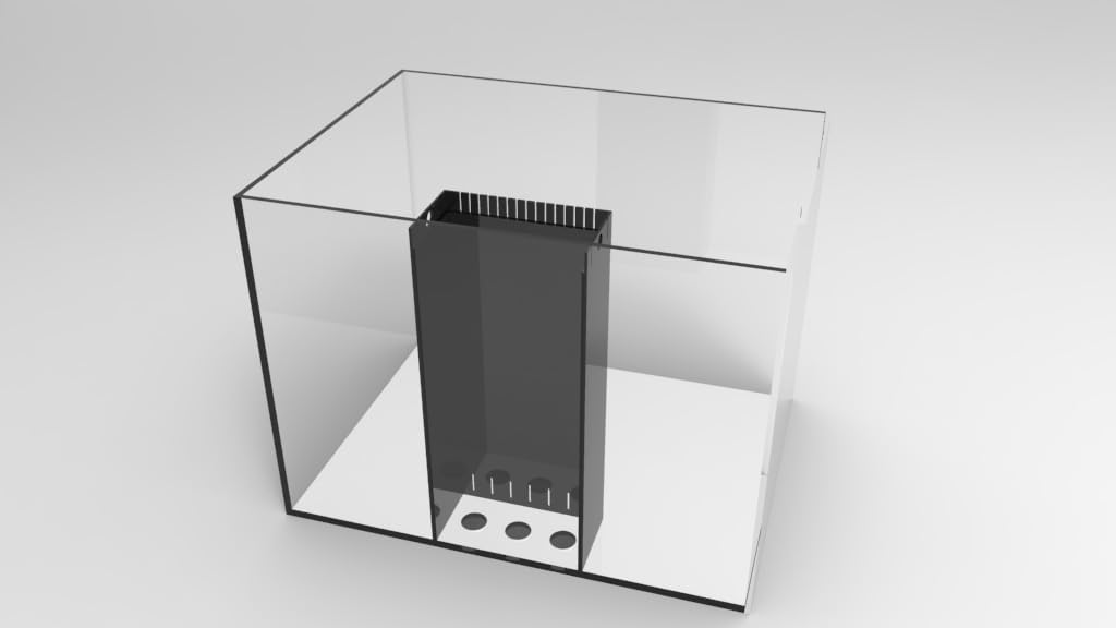 80 Gallon Starfire Aquariums with Center Overflow 32x24x24‘’ 12mm