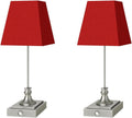 Rechargeable LED Table Lamps with Stepless Touch Control,Sliver Cordless Lamp for Living Room&Bedside&Patio&Shower,Small Desk Lamp(6000mAH Battery),2 Pack for Home Decor,Best Gifts for Family
