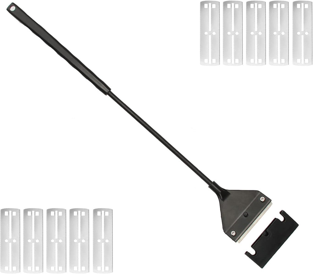 Algae Scraper for Glass Aquarium,Aquarium Razor Scraper with 10 Replaceable Blades,Aquarium Cleaning Tools.