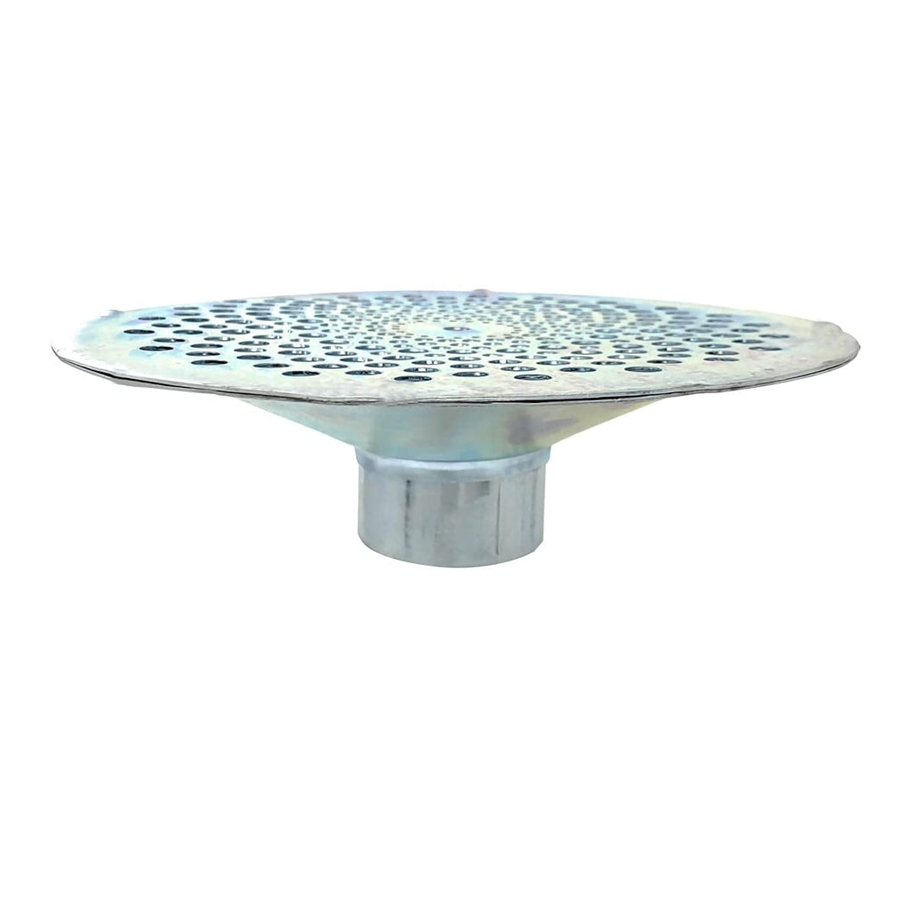 Gloxco 2" Skimmer Suction Strainer, Bottom Hole, Zinc Plated Steel (STR-SKBH200)