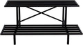 Zhongma 2 Tier Sturdy Metal Plant Stand Heavy Duty Plant Holder for Home Indoor and Outdoor,L45.67 x W17.5 x H14 inch, 440 LBS Capacity & Heavy Duty Construction …