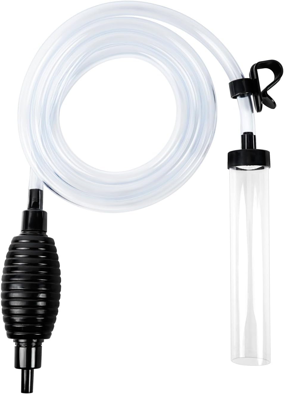Aquarium Gravel Vacuum Cleaner, Fish Tank Water Changer, Hand Pump Siphon (5ft)