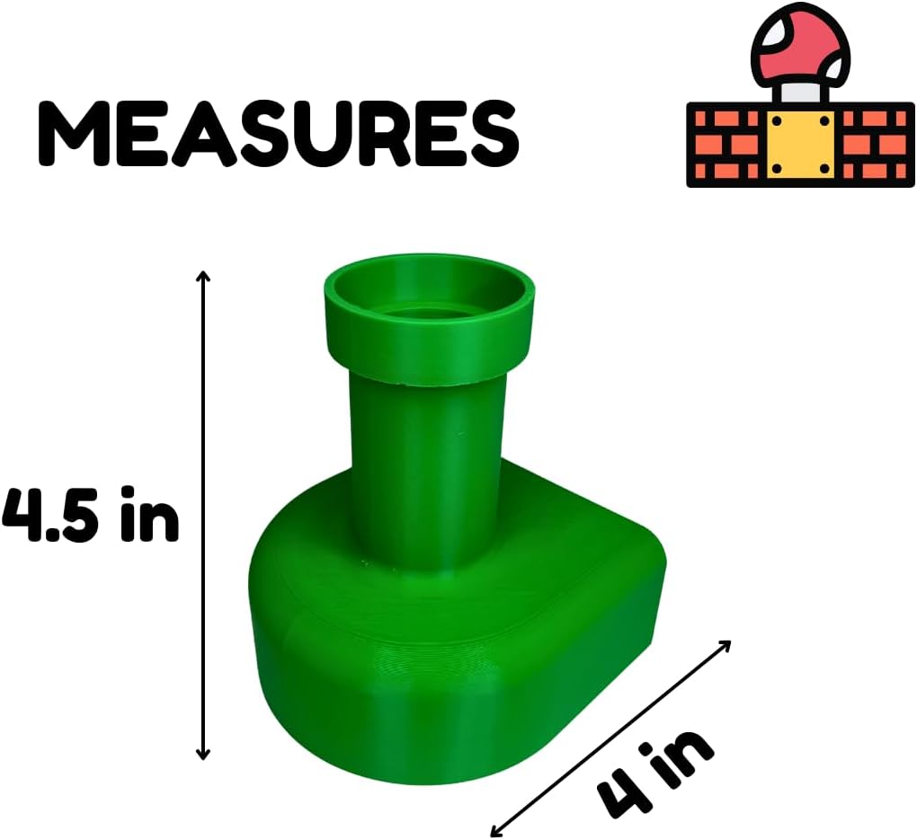 Chatelet REEFSHAPE Pipe Design Aquarium Viewing Tunnel | Underground Fish & Shrimp Corner Hideout with Pipe Entrance | Made in USA (Green, Single Pipe)
