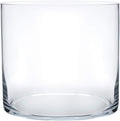 Royal Imports Flower Glass Vase Decorative Centerpiece for Home or Wedding - Cylinder Shape (4" Wide x 4" Tall, Clear)
