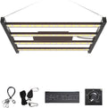 CANAGROW CG2400 LED Grow Light for Indoor Plants 4x4ft Coverage with High Yield Diodes, Sunlike Full Spectrum Dimmable Growing Lamps for Hydroponic Indoor Seeding Veg Bloom Greenhouse (Black)
