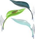 3 Pack Plastic Leaf Decorations with Suction Cups, Frog Habitat Platform, Reptile Decorations for Terrarium, Frog Tank Accessories, Terrarium Decor for Tree Frog, African Dwarf Frog, Frog and Toad