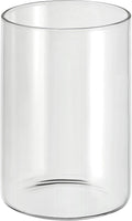 PATIKIL Clear Glass Cylinder Vase, 4.7" Tall and 3.1" Dia, 500ml, Tabletop Flowers Vase, Floating Candle Holder, Modern, Transparent