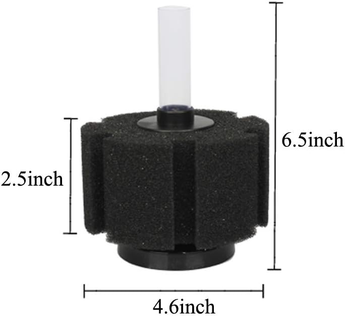 ALEGI Aquarium Bio Sponge Filter Kit for 30-60 Gallon Breeding Fry Betta Shrimp Fish Tank