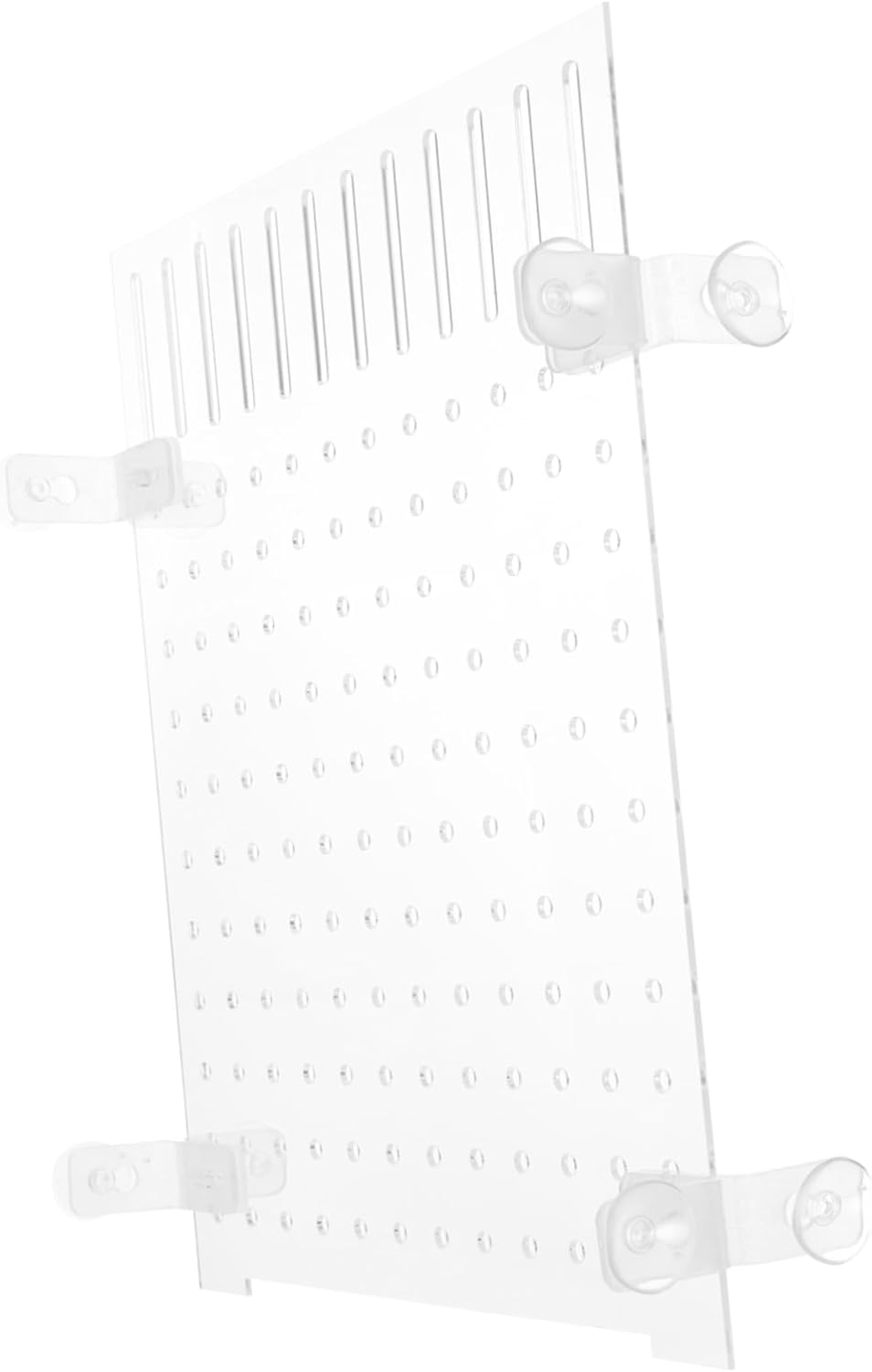 Acrylic Fish Tank Divider 11.8X9.8 Inch Clear Aquarium Separator Panel for 10-20 Gallon Tanks Transparent Isolation Board for Breeding and Tank Separation