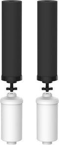 Waterdrop NSF/ANSI 42&372 Standard Gravity Water Filter, Replacement for Berkey® BB9-2® Black Filters & PF-2® Fluoride Filters, Berkey® Gravity Water Filter System and Waterdrop King Tank Series