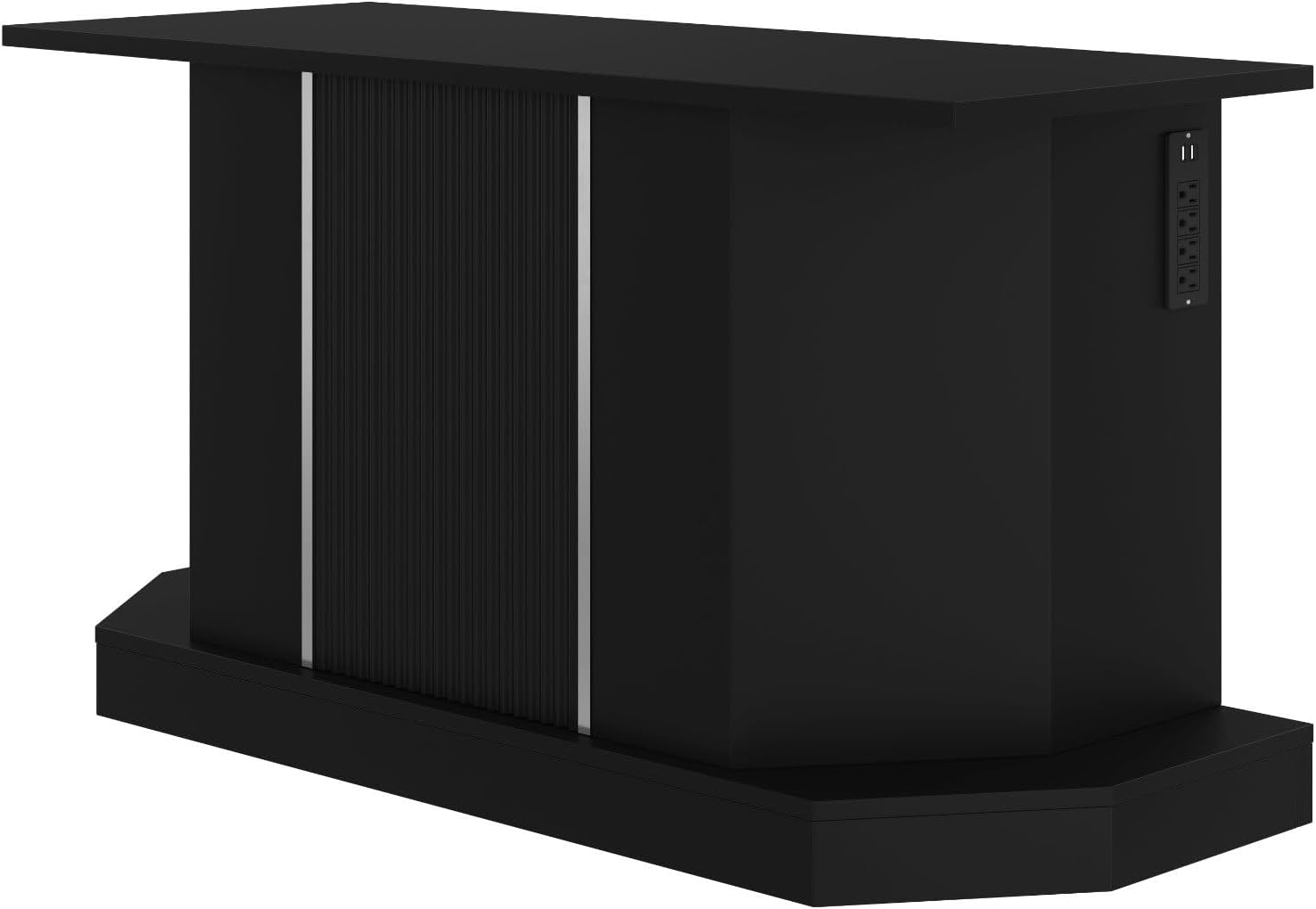 Fish Tank Stand for 55-75 Gallon Aquariums with Built-in Power Station, 880LBS Capacity Aquarium Cabinet, MDF Storage Base for Large Fish Tanks & Reptile Terrariums
