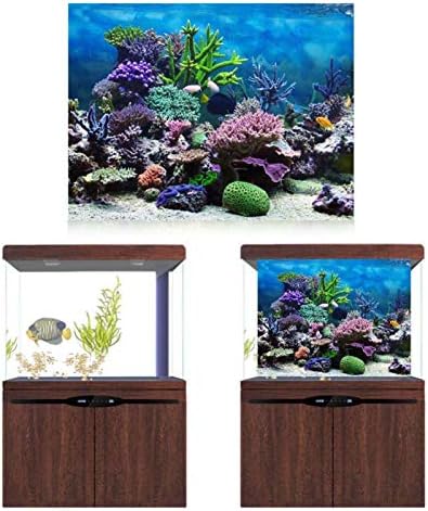 Keenso Aquarium Background Tropical Fish Undersea Fish Background Polyester Background