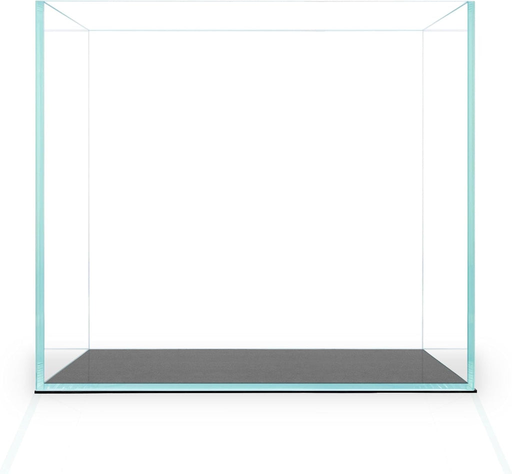 2 Gallon Clear Glass Cube Rimless Tank - Space Saving Aquarium - 7.87 x 7.87 x 7.87 inches