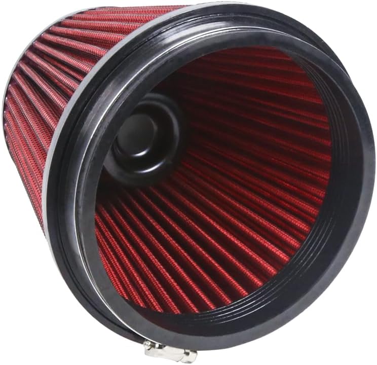 Kyostar 6" 152mm High Flow Inlet Cold Air Intake Cone Replacement Dry Air Filter Red